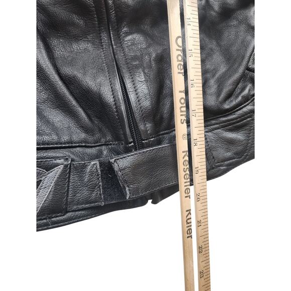 Dainese Jacket Small 46 Leather Motorcycle Drudi Racing Armor Italy MotoGP Devil - Picture 9 of 16